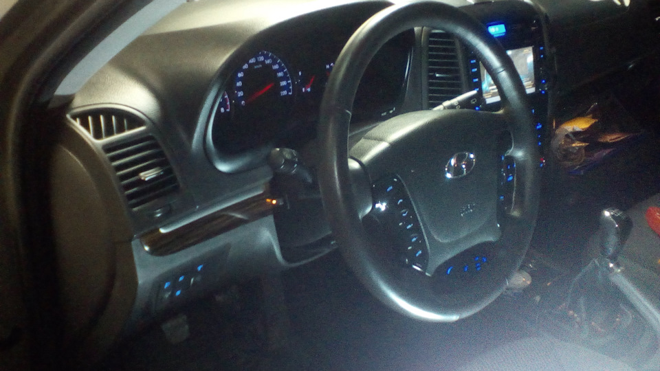 Руль в нагреве)) — Hyundai Santa Fe (2G)