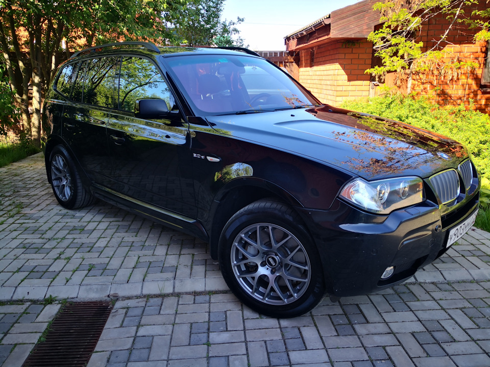 Новый подвес по кругу — BMW X3 (E83), 3 л, 2007 года | визит на сервис ...