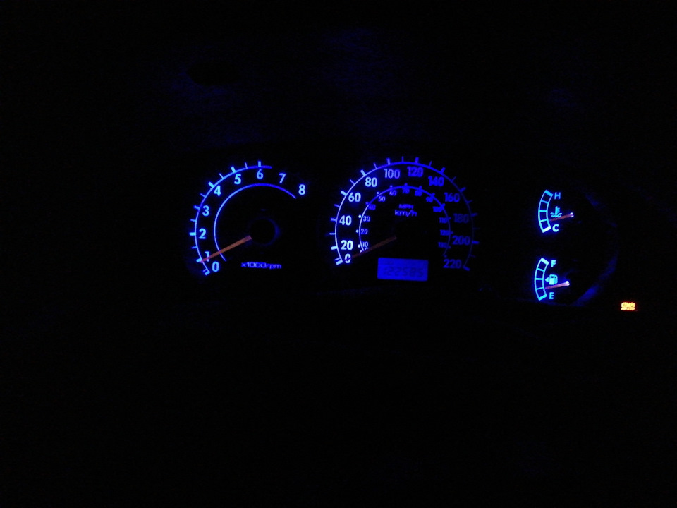 Замена лампочек в приборке — KIA Spectra, 1,6 л, 2008 года | расходники ...