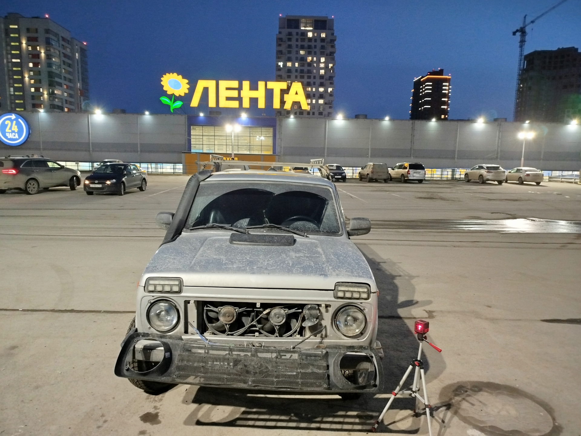 #119: Заглушки корректора фар, настройка СТГ — Lada 2329, 1,7 л, 2015 ...