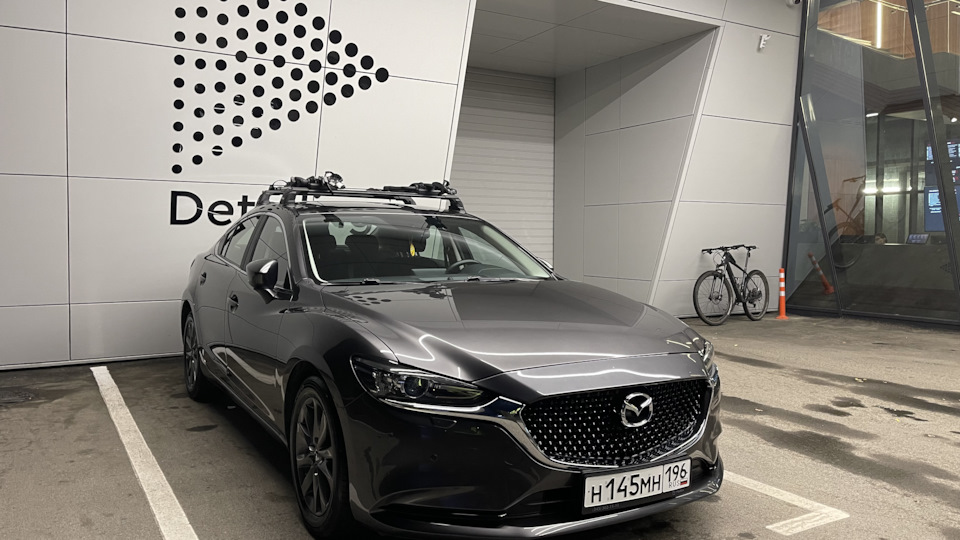 Mazda 6 (3G) GJ 2.0 бензиновый 2020 | Велик на крыше на DRIVE2
