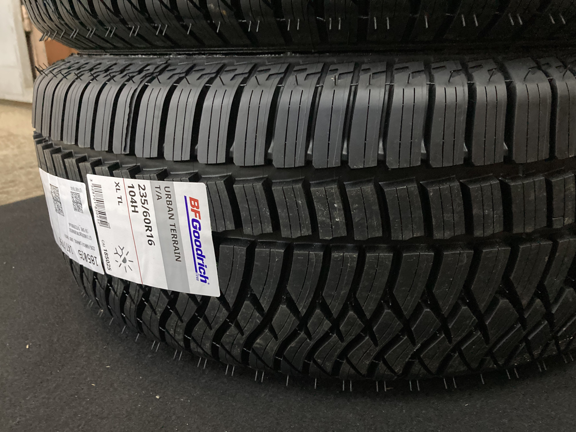 Летняя резина BF Goodrich Urban Terrain T/A 235/60 R16 104H XL/TL для ...