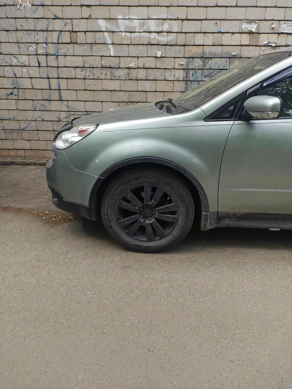 №16 Результат замены опор, пружин и стоек. — Subaru Tribeca B9, 3 л, 2005  года | фотография | DRIVE2