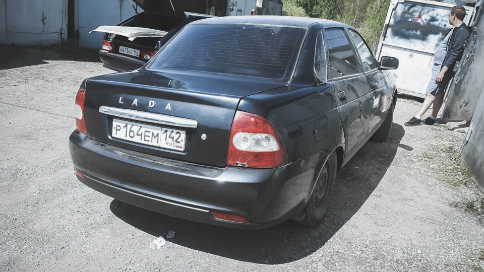 Купил бампер от Приора2 — Lada Приора седан, 1,6 л, 2008 года ...