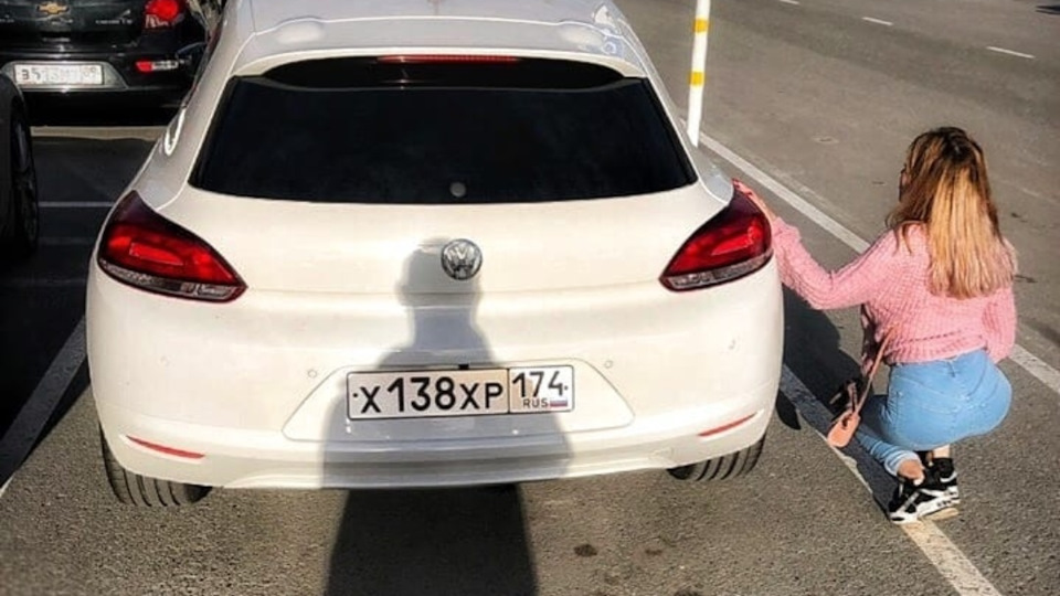 Volkswagen Scirocco Белая Бестия