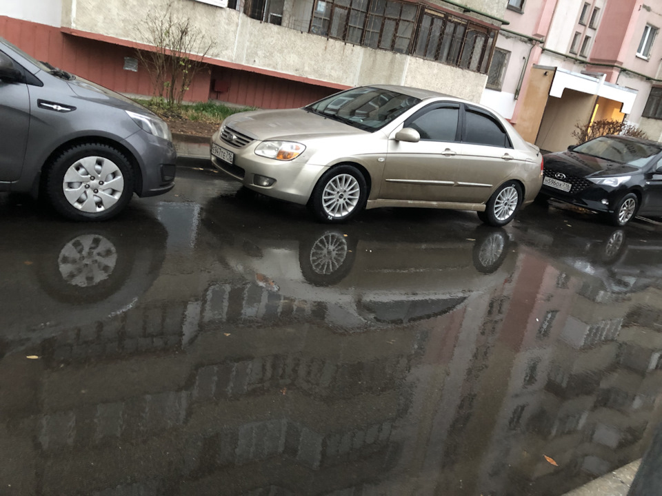 Зимние колёса — KIA Cerato (1G), 1,6 л, 2007 года | шины | DRIVE2