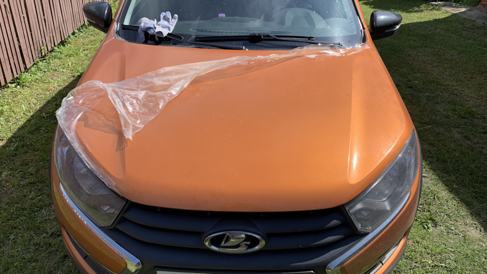 Снятие виниловой пленки с капота — DRIVE2