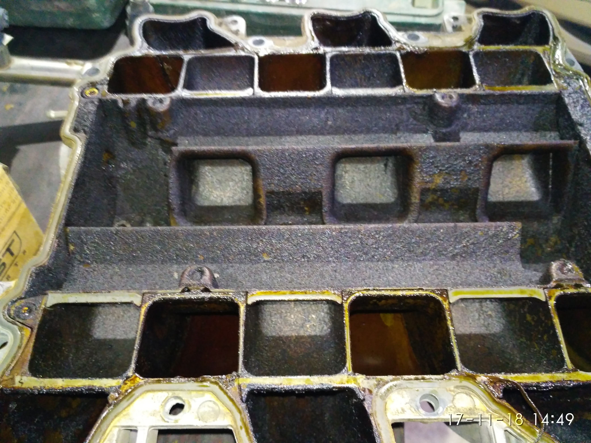 чистка впускного коллектора, удаление заслонок. — Mercedes-Benz C-class ...