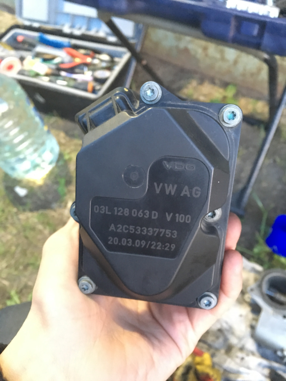 03L128063D Блок дроссельной заслонки VAG | Запчасти на DRIVE2