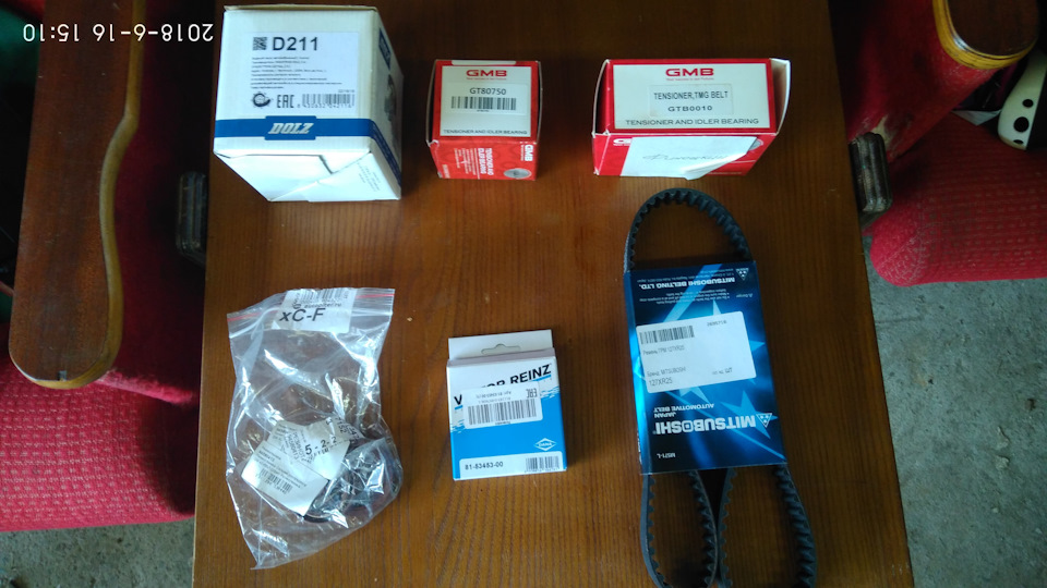 Замена ремня грм, помпы, роликов и сальников. — Chevrolet Lacetti SW, 1 ...