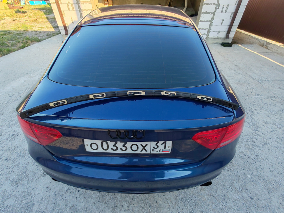 Новый стоп сигнал в крышку багажника — Audi A5 Sportback (1G), 2 л ...