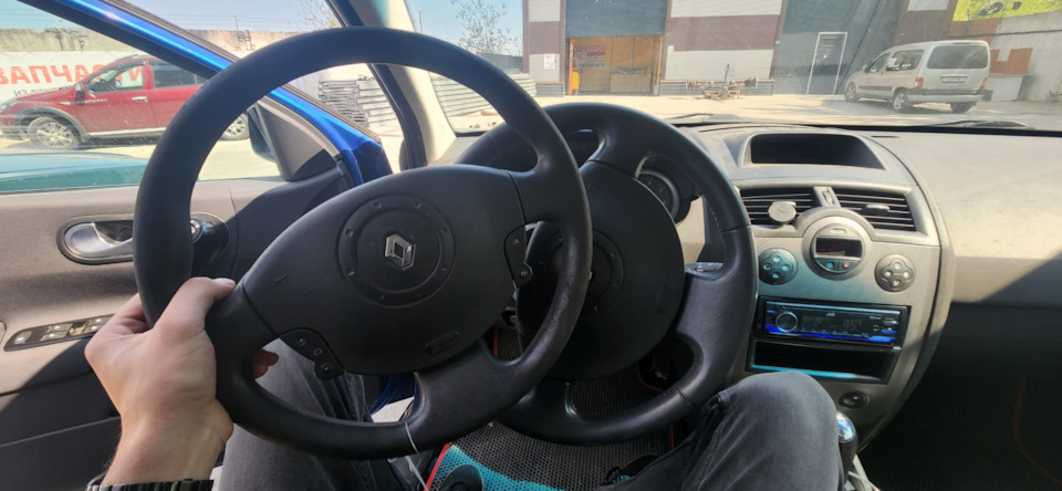 Фары, установка кк + ремонт дворников — Renault Megane II, 1,6 л., 2003 ...