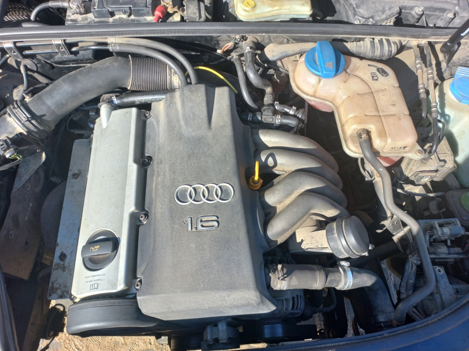 5) Наводим порядок под капотом — Audi A4 (B6), 1,6 л, 2004 года ...