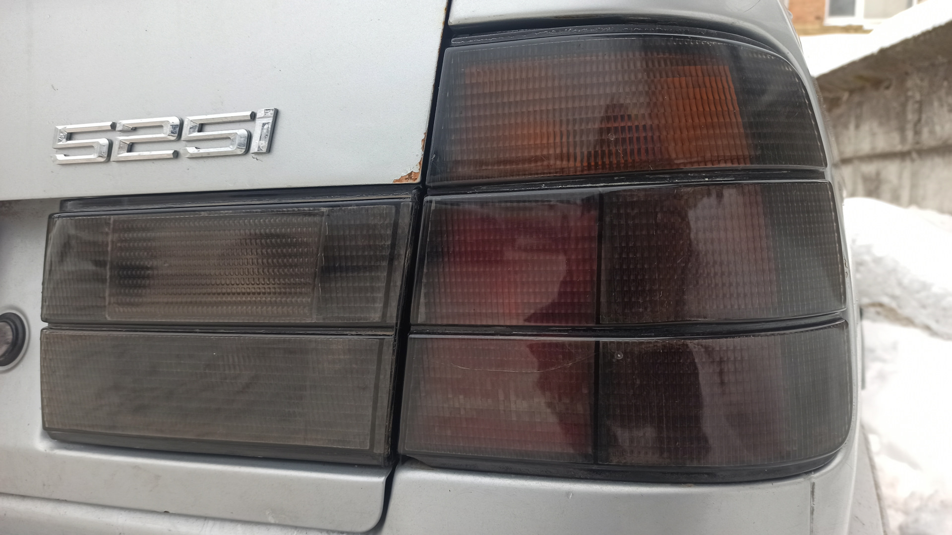Hella black задние фонари — BMW 5 series (E34), 2 л, 1995 года | тюнинг ...