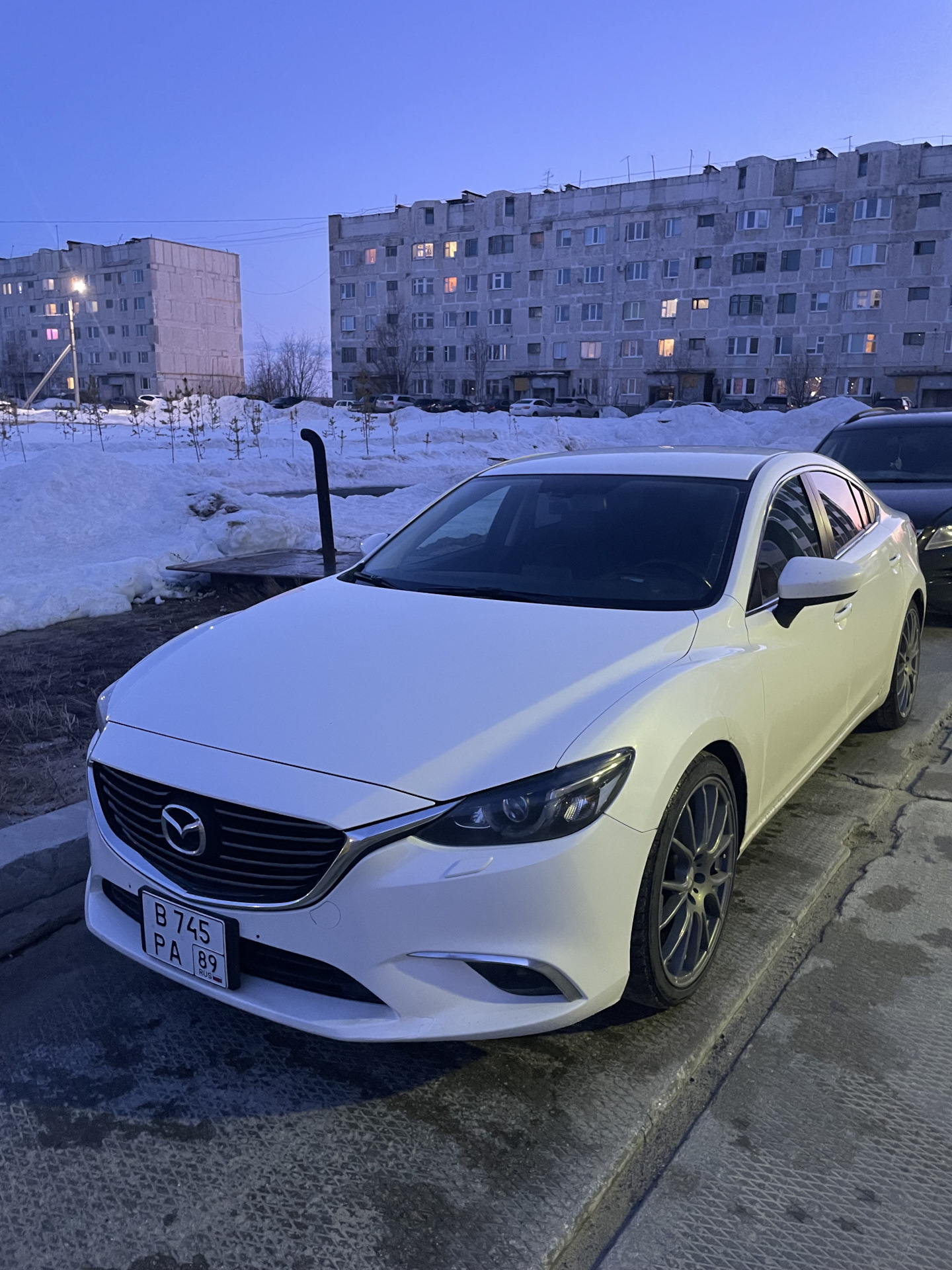 Квадратный номер — Mazda 6 (3G) GJ, 2,5 л, 2015 года | стайлинг | DRIVE2