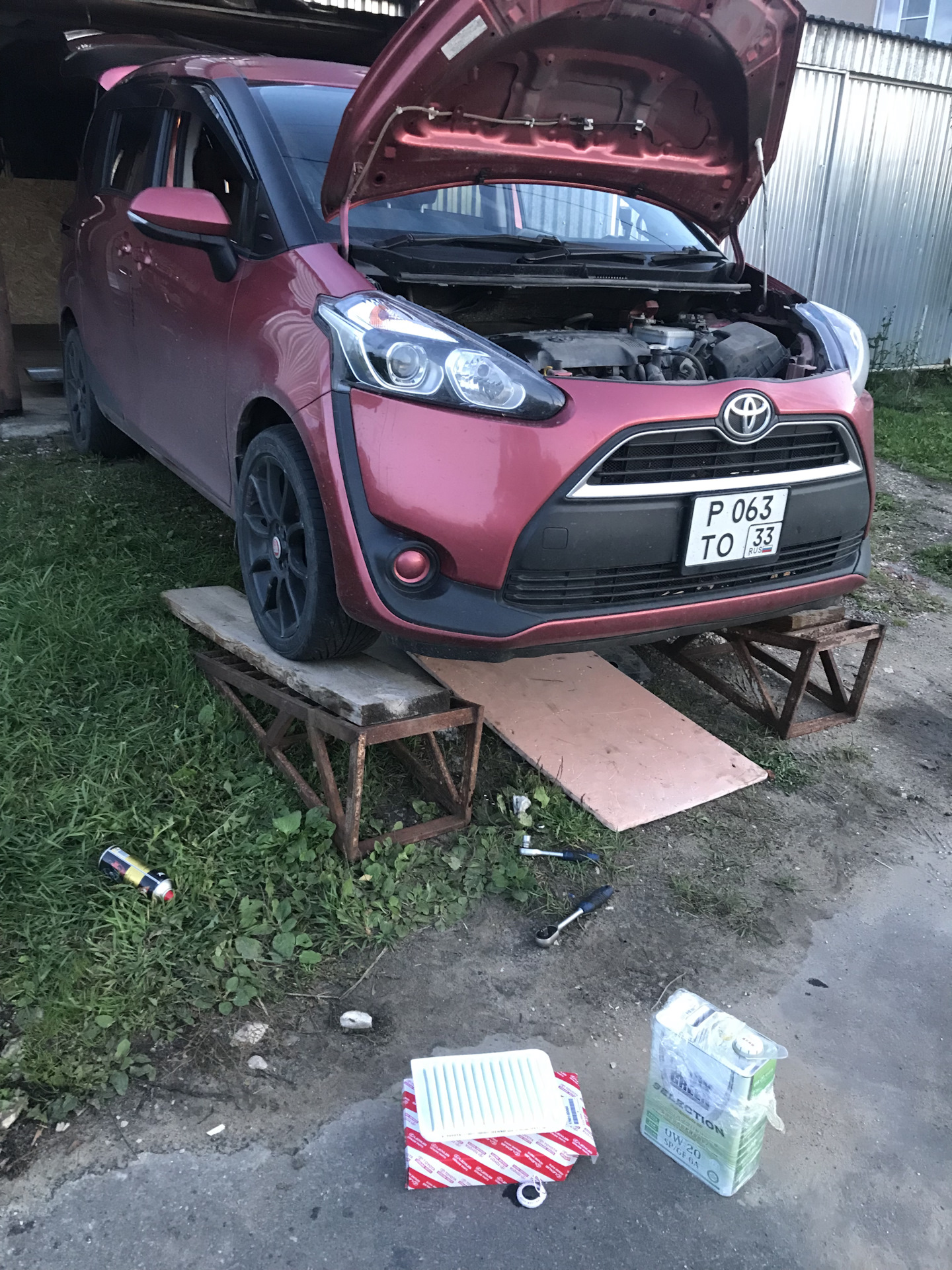 ТО — Toyota Sienta (2G), 1,5 л, 2015 года | плановое ТО | DRIVE2