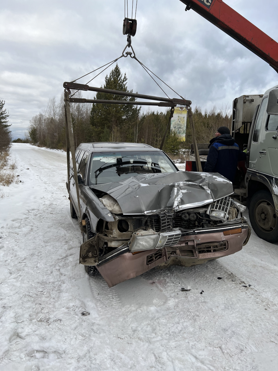 Дтп. — Toyota Crown Wagon (S130), 2 л, 1990 года | ДТП | DRIVE2