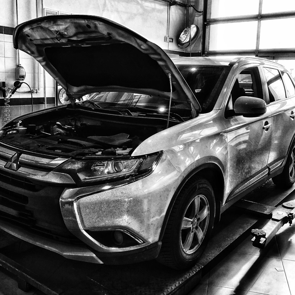 ️ ТО 75 000 — Mitsubishi Outlander (3G), 2 л, 2017 года | плановое ТО ...