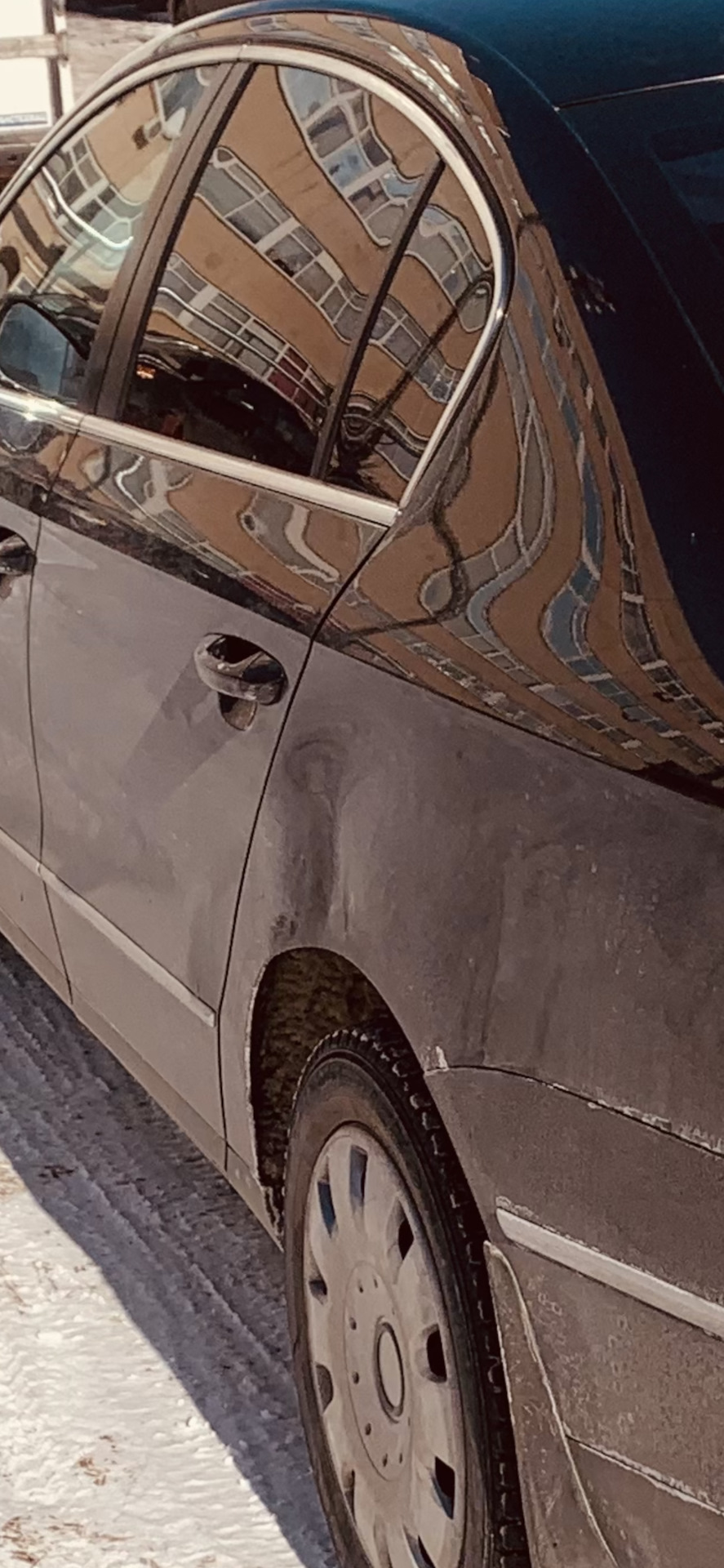 Выпрямление вмятины — Volkswagen Passat B6, 1,8 л, 2008 года | своими ...