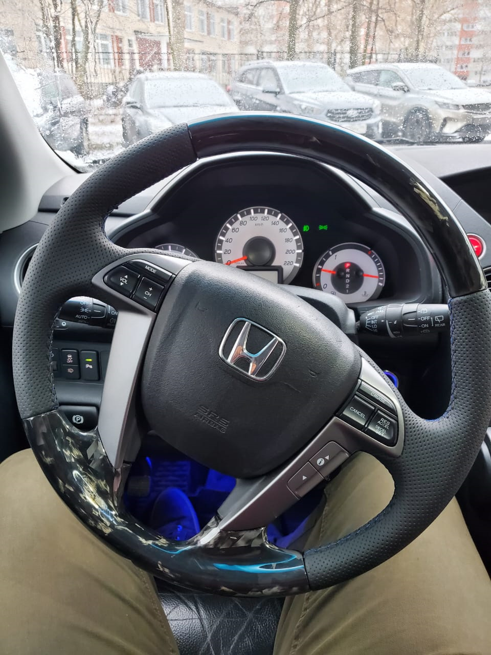 Ламинация карбоном руля Honda Pilot — DRIVE2