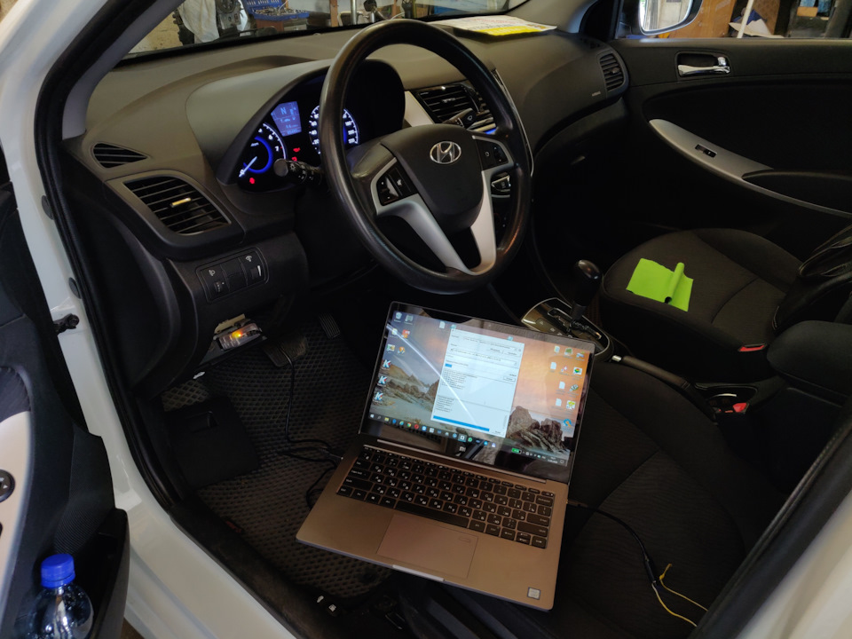 Удалили катализатор и произвели ЧИП-тюнинг HYUNDAI SOLARIS 1.6AT ...