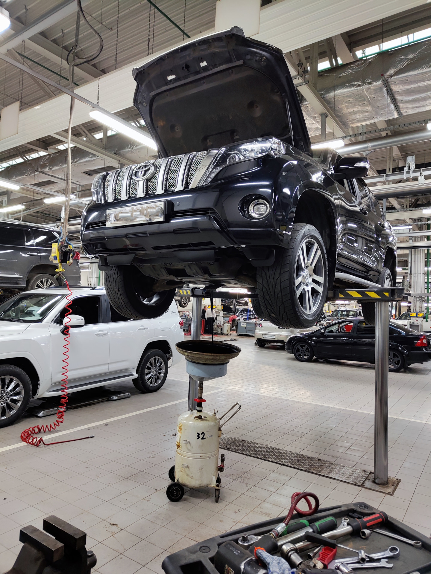 Замена масла и шприцевание карданов — Toyota Land Cruiser Prado 150 ...