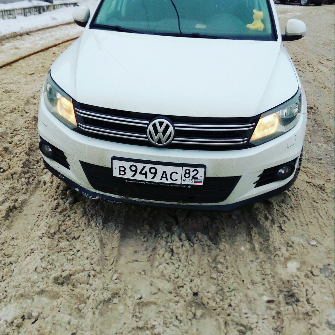 Постановка на учет или флешмоб #Крым наш — Volkswagen Tiguan (1G), 1,4 ...