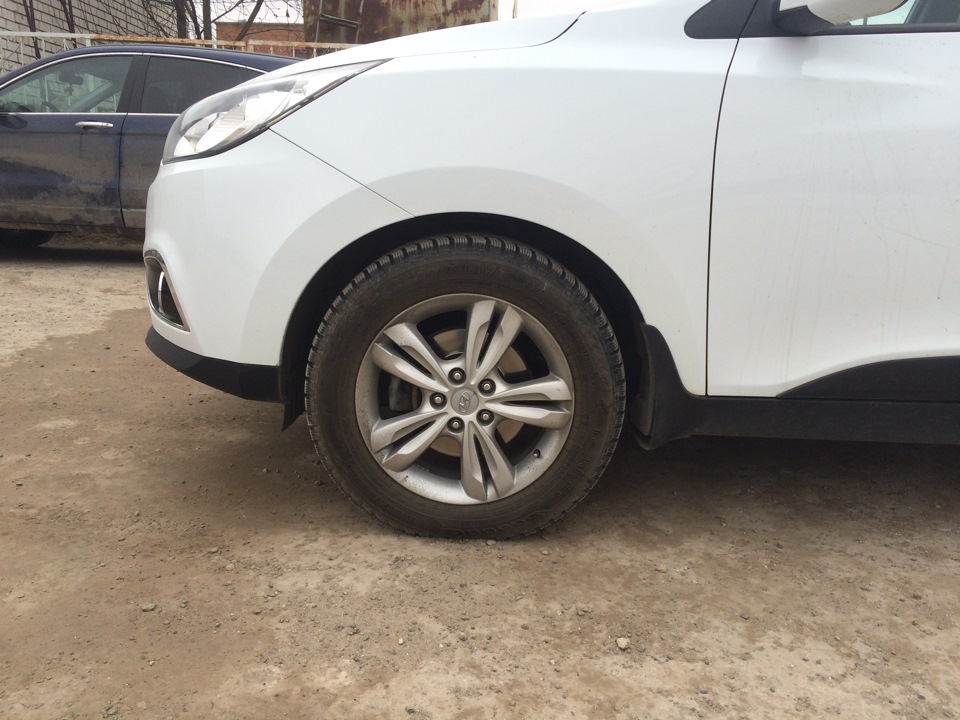 Установка пружин ФОБОС — Hyundai ix35, 2 л, 2011 года | своими руками ...