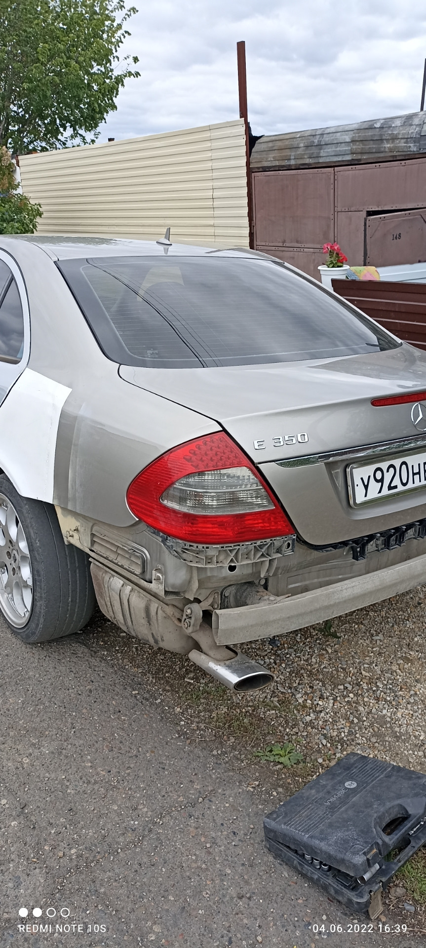 Отправил на покраску — Mercedes-Benz E-class (W211), 3,5 л, 2006 года |  кузовной ремонт | DRIVE2