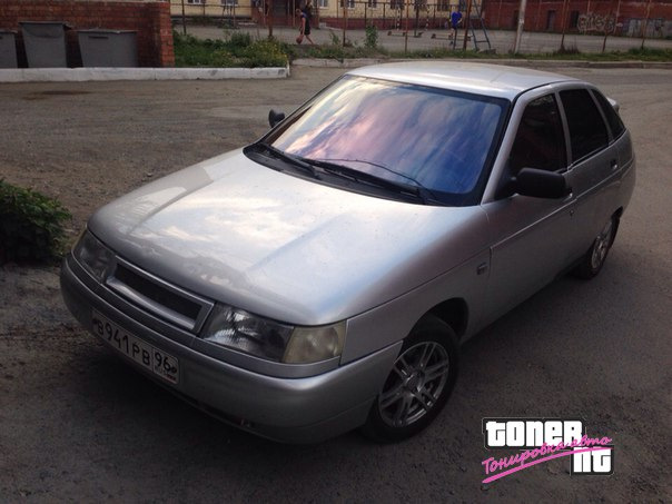 И снова ТОНЕР, Лоб в хамелеон. — Lada 21120, 1,5 л, 2004 года ...