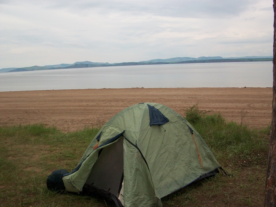 Красноярское море палаточный городок