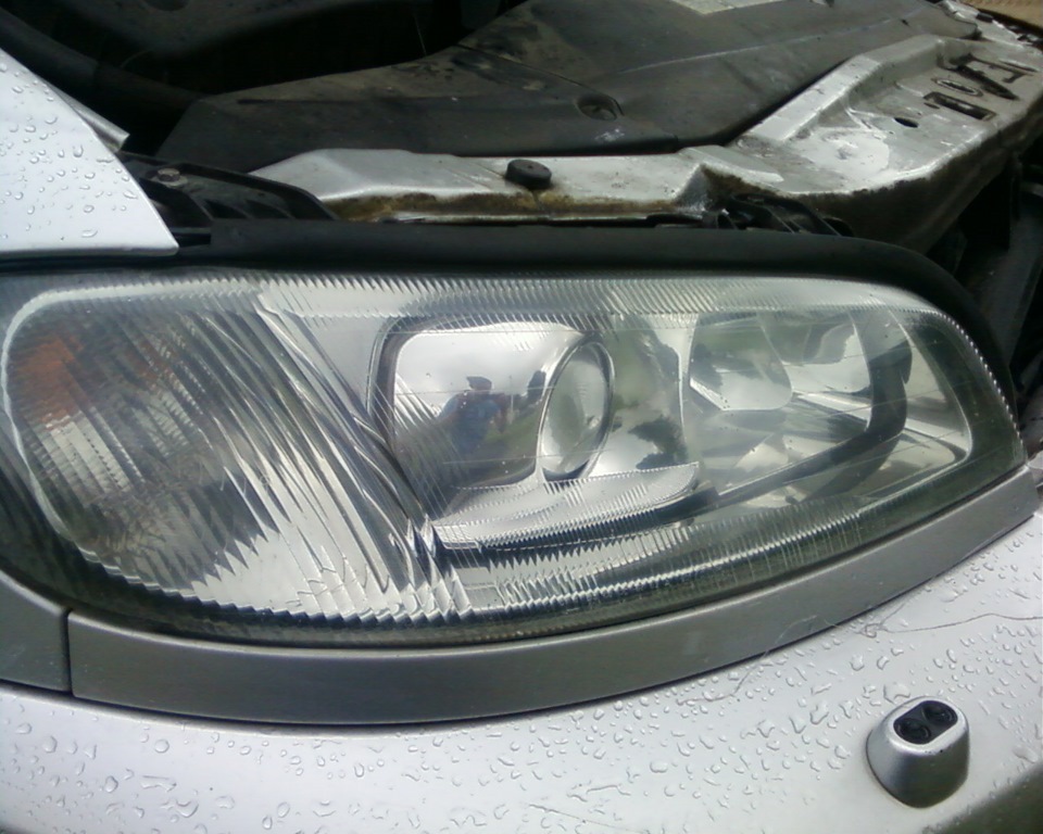 Решил сам полирнуть фары с туманками — Opel Omega B, 2,5 л, 2001 года ...