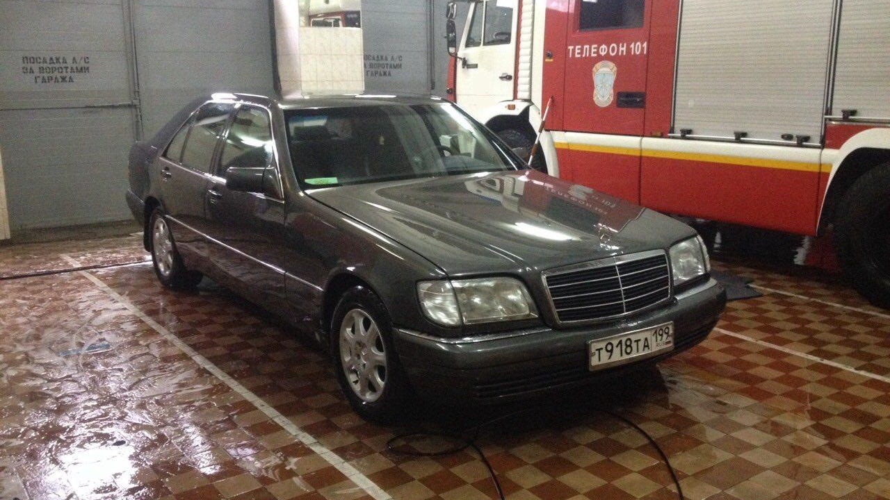 Mercedes-Benz S-Class (W140) 2.8 бензиновый 1994 | темно серый металик 2.8  на DRIVE2