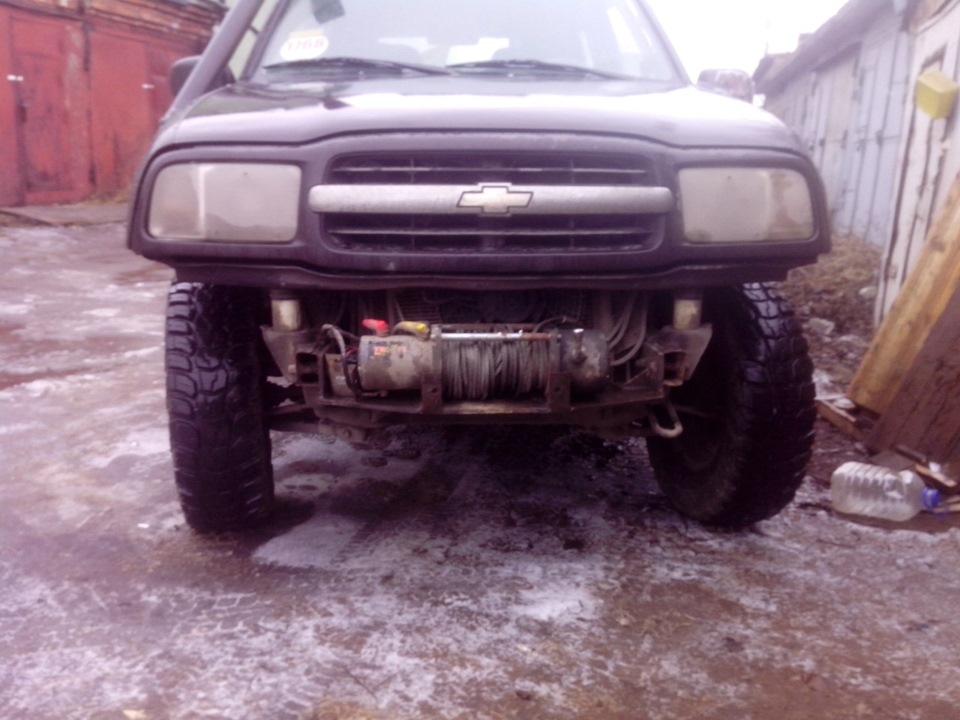 Силовик и защита — Chevrolet Tracker II, 2 л, 1999 года | тюнинг | DRIVE2