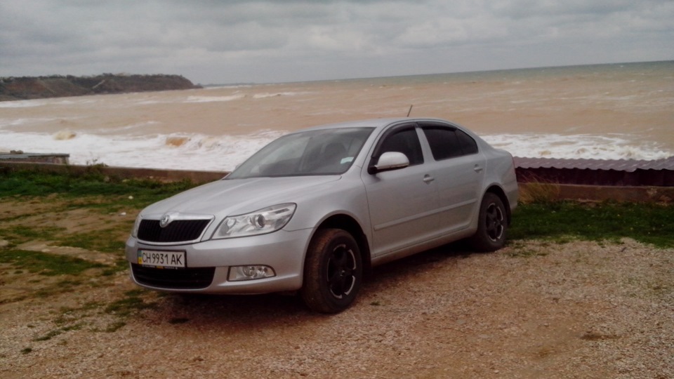 Из Севастополя в Симферополь — Skoda Octavia A5 Mk2, 1,9 л, 2011 года ...