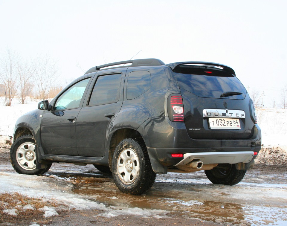 Редкие кадры чистого Дастера весной — Renault Duster (1G), 1,6 л, 2013 ...