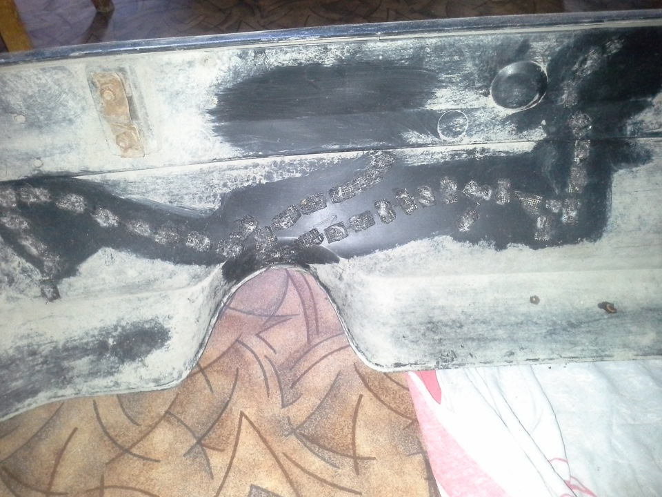 Задний бампер прям как новый, нууу почти…)))) — ГАЗ 31105, 2,3 л, 2004 ...