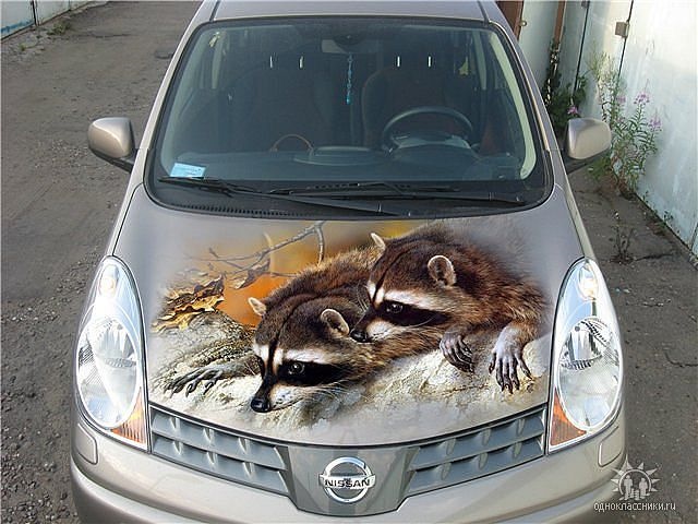 Винилография Nissan Note