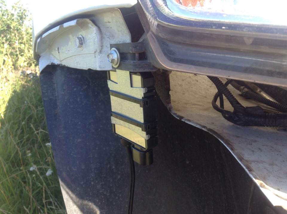 Установка ксенона в противотуманки. — Lada Гранта (1G), 1,6 л, 2014 ...