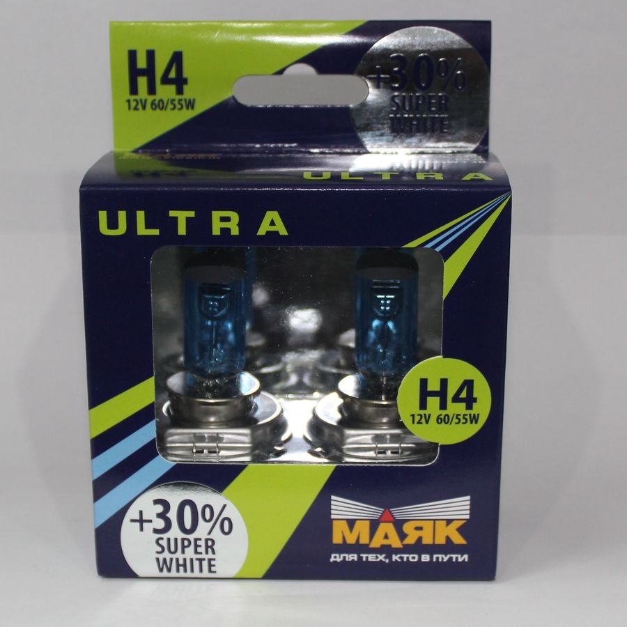 Маяк 12v white. H4 Маяк Ultra super White. Лампы Маяк h4 super White +150. Маяк 82420sw+30. Лампы super White h4 led Маяк.