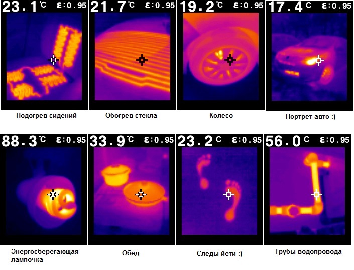 Приклади картинок з FLIR TG165