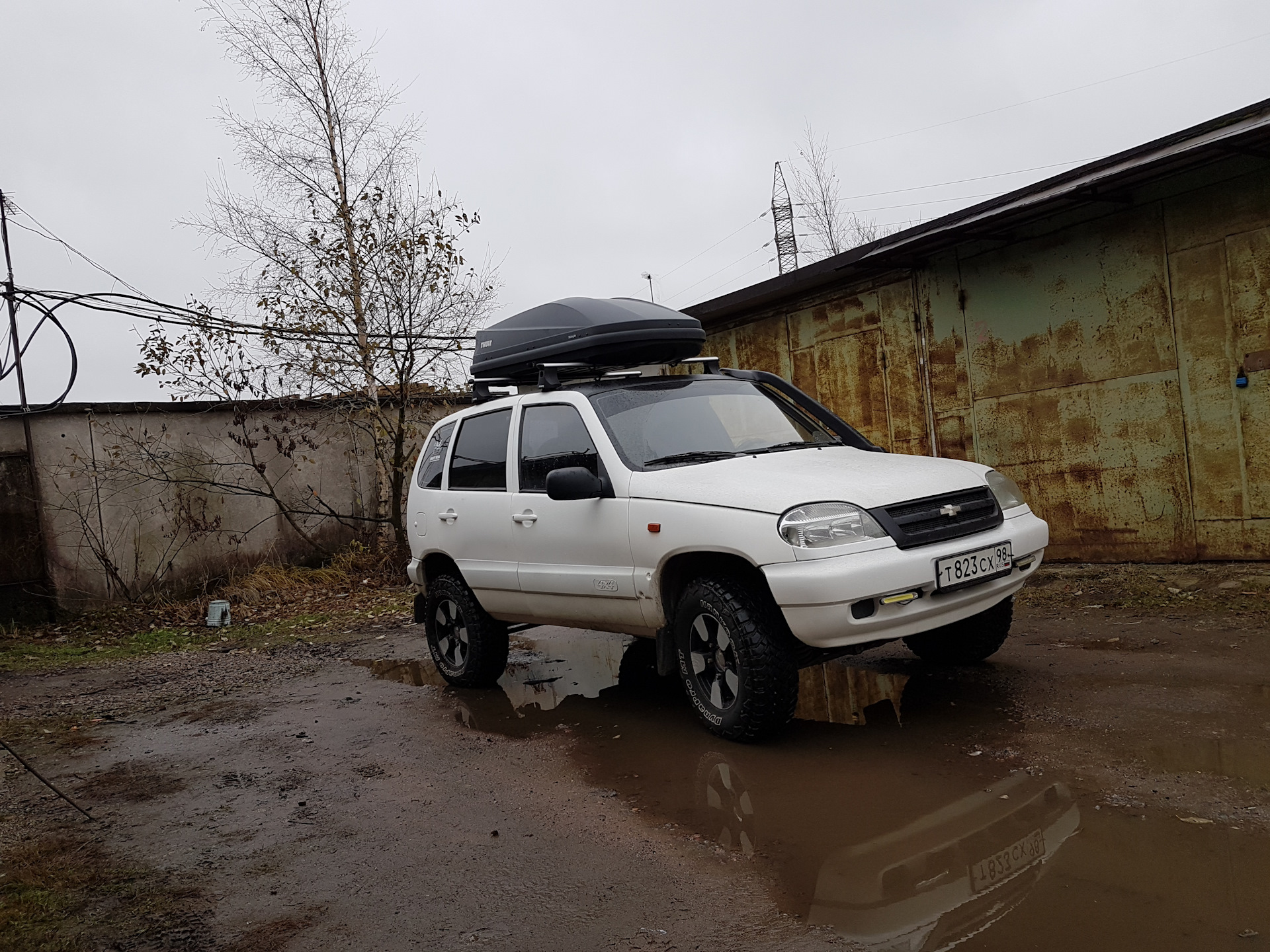 Установил багажник — Chevrolet Niva (1G), 1,7 л, 2006 года | аксессуары ...