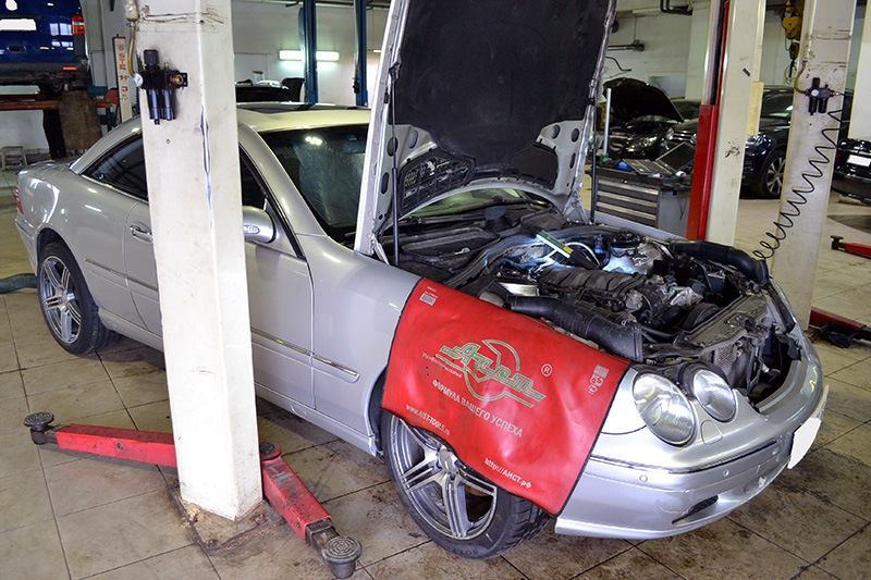 Мерседес W215 Чистка дроссельной заслонки — Автоцентр ПИК на DRIVE2