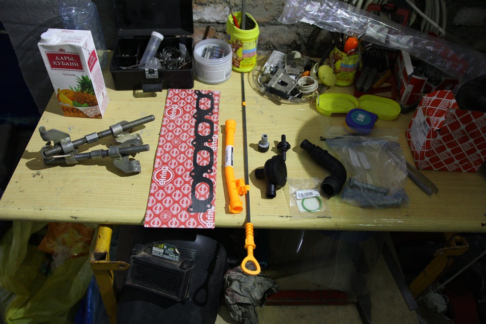 Замена блидера, обратного клапана, Редукционного клапана, Г-образной ...