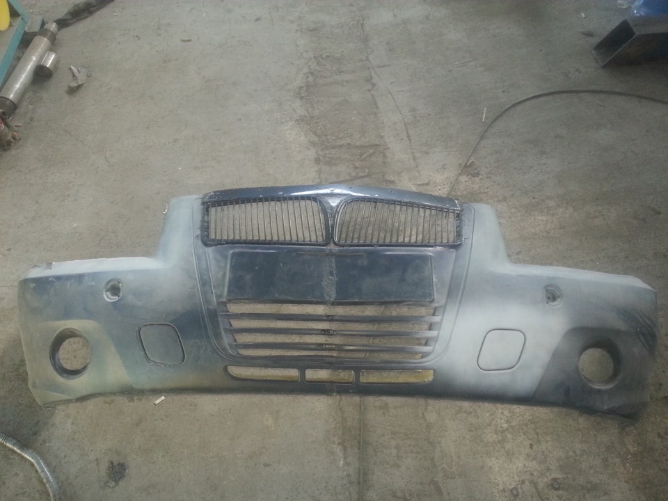 Переделка бампера — ГАЗ 3110, 2,4 л, 2010 года | тюнинг | DRIVE2