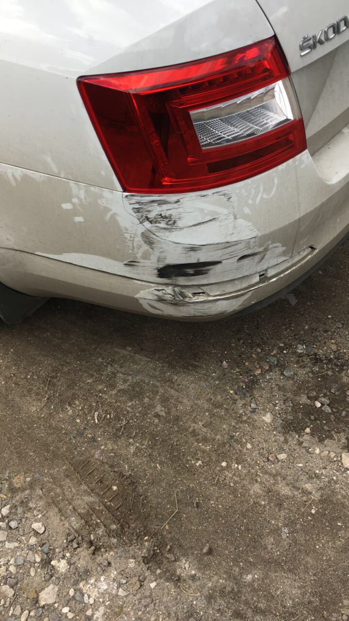 Где отремонтировать и покрасить бампер — Skoda Octavia A7 Mk3, 2 л ...