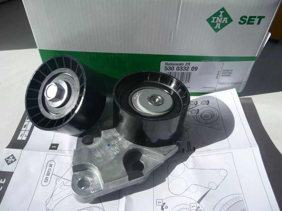 замена грм ремень + помпа + ролики. — Chevrolet Cruze (1G), 1,6 л, 2013 ...