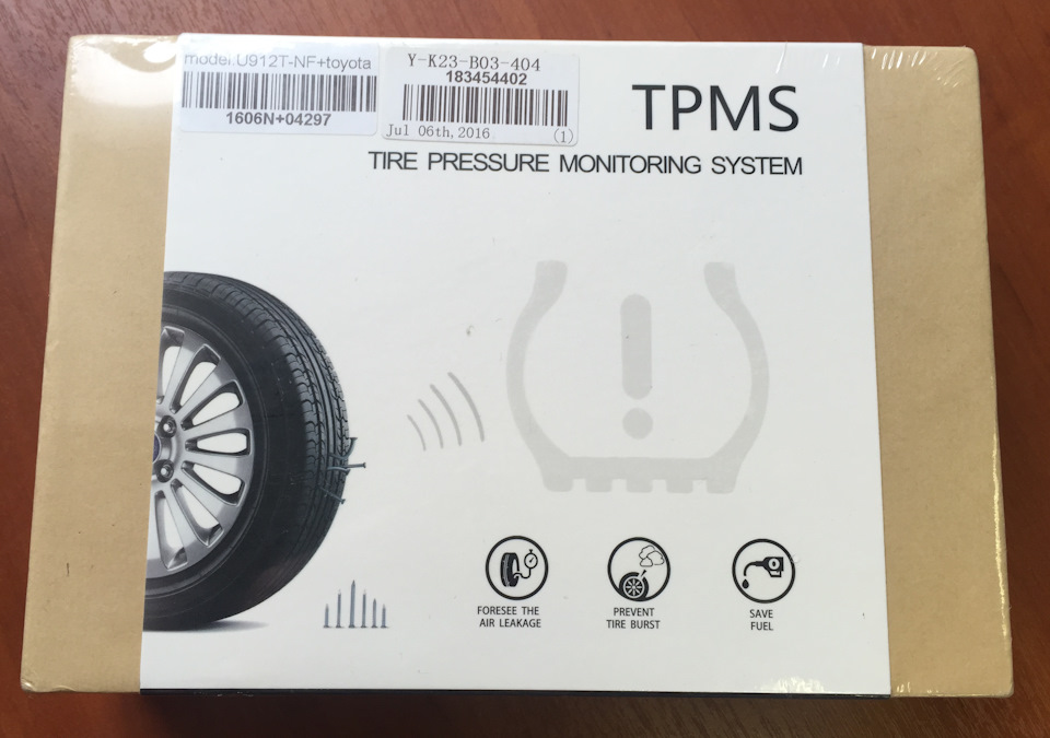 Установил систему контроля давления в шинах TPMS с внутренними ...