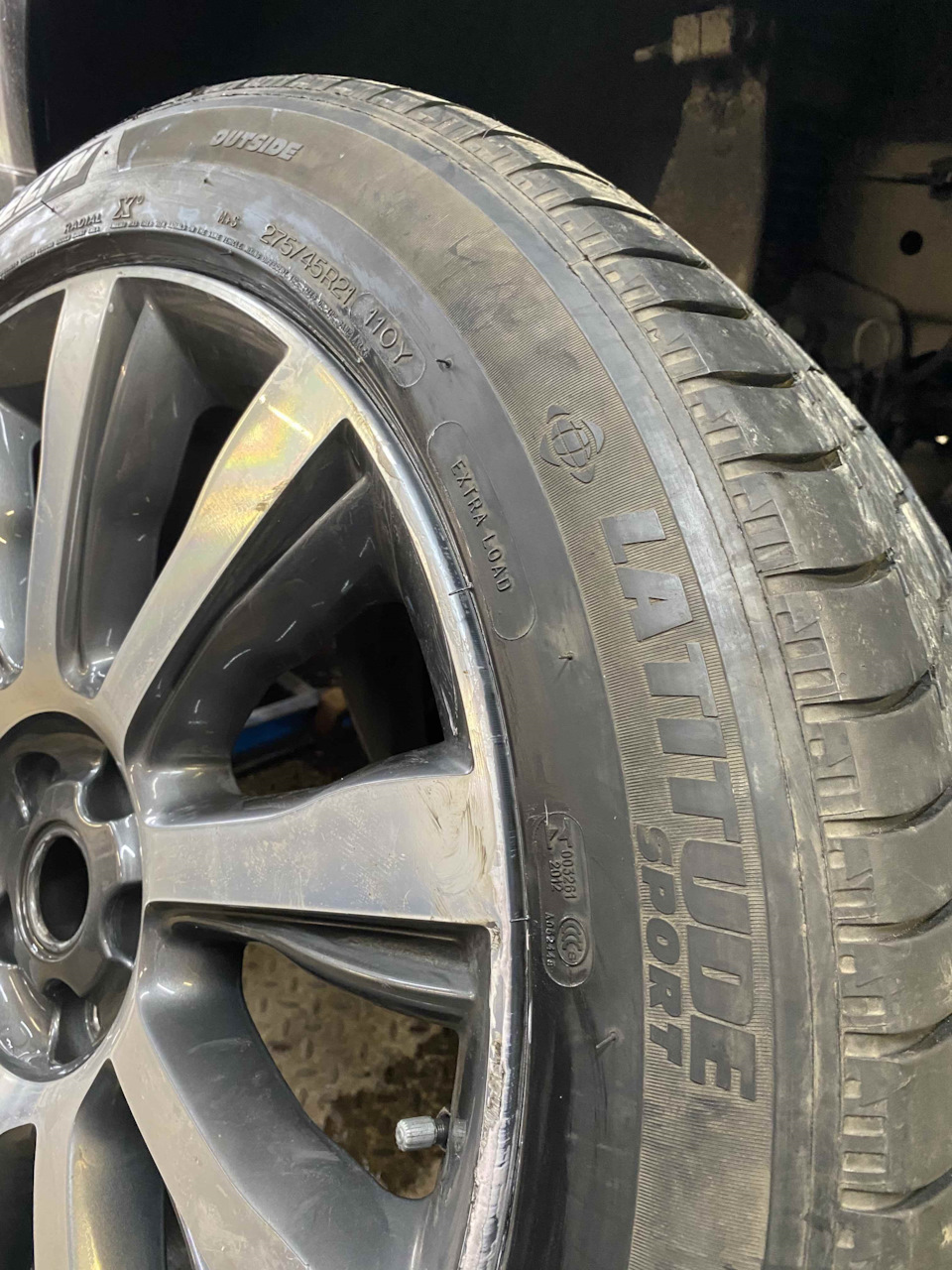 Замена Goodyear f1 asymmetric на Michelin Latitude Sport — Land Rover ...