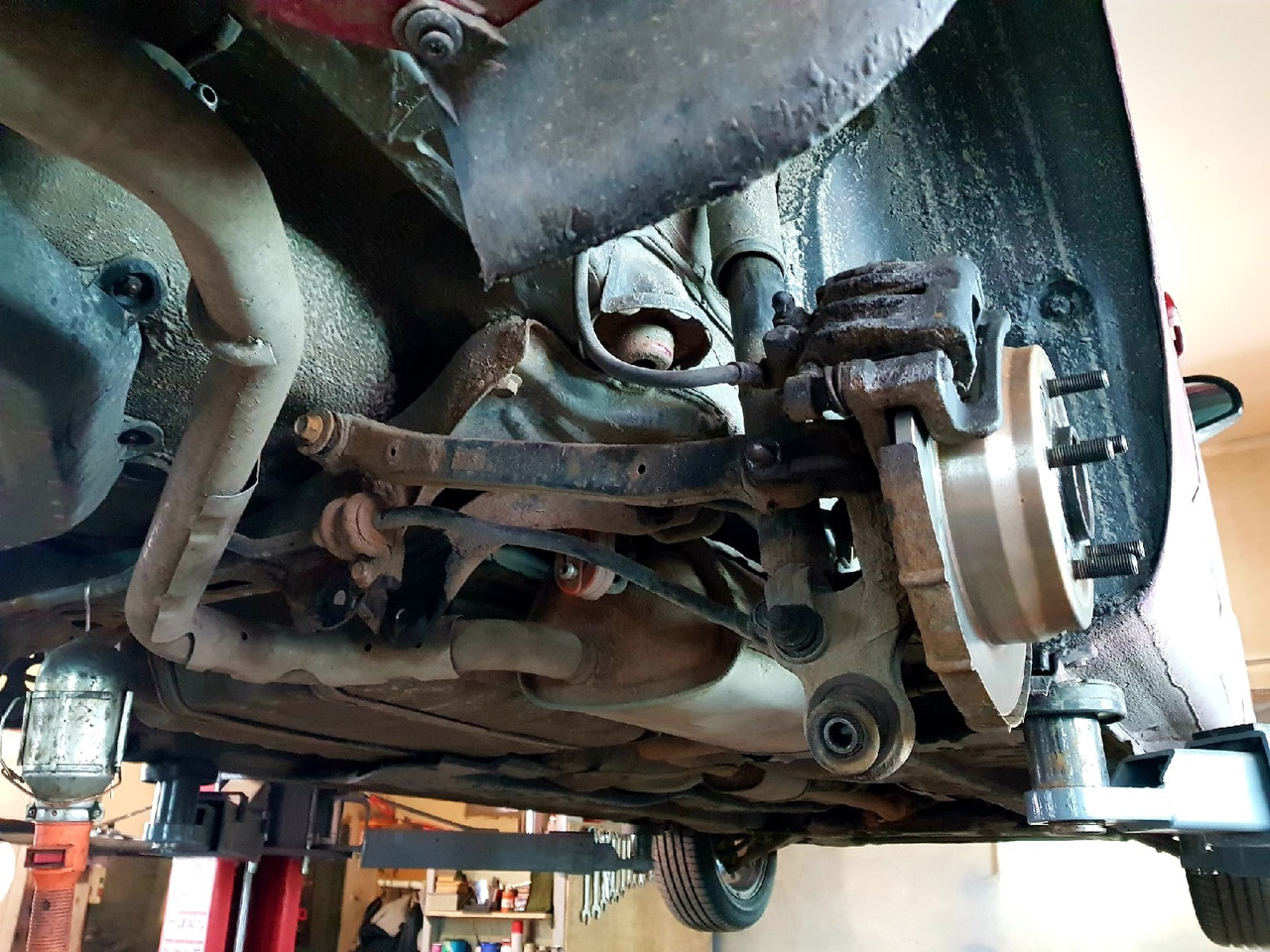 №5 Замена задней подвески — KIA Pro_Ceed (1G), 1,6 л, 2008 года ...